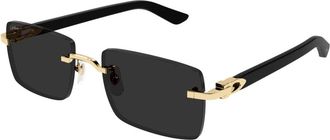 Cartier Sunglasses, male, Yellow, Size: 57 MM Ct0579S Sunglasses