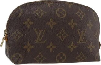 Louis Vuitton Pre-owned Bags, female, Brown, Size: ONE SIZE Pre-owned Vintage Monogram Pouch