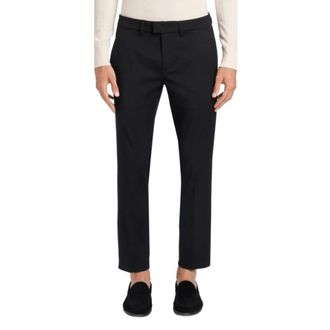 Dondup Slim-fit Trousers, male, Black, Size: W31 Regular-fit Chino Trousers