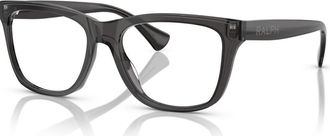 Ralph Lauren 55mm Rectangle optical glasses in Grey at Nordstrom