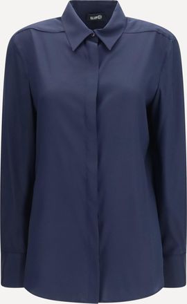 Ella Silk Shirt with back gathering Female 46