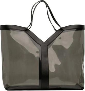 Saint Laurent Pre-owned Plastic totes - Dames - Vintage Shopper - Grijs - ONE Size - Vintage