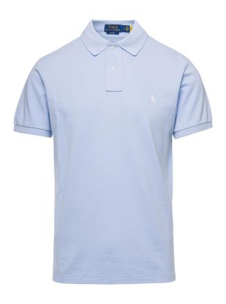 Ralph Lauren Light Blue Logo Embroidered Polo
