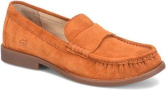Børn Maris Loafer in Orange Suede at Nordstrom, Size 6.5