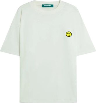Barrow Iconic Jersey T-Shirt - Heren - T-shirts - Wit - L - Katoen - Tops