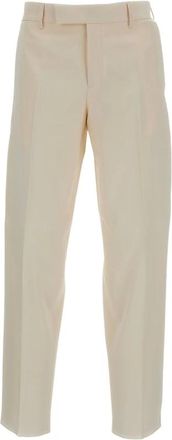 Fendi Suit Trousers, male, White, Size: S Pants