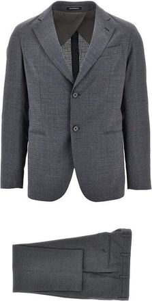 Emporio Armani Wool-blend City Line tailored suit Man 48