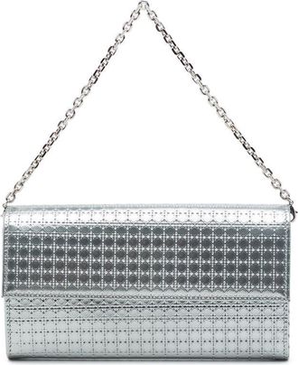 Dior Pre-owned Dior Metallic Patent Microcannage Lady Croisiere Wallet On Chain Ladies 33GKYC741Y3I8KLR