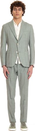 Eleventy Jogger Tailored Suit Wool-Linen-Silk Loro Piana
