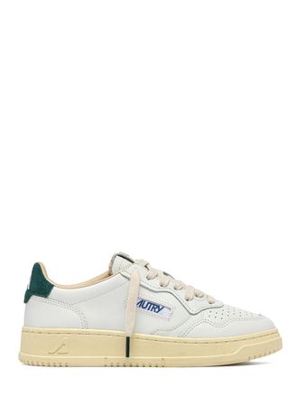 Autry Low-Top Sneakers with Smooth Leather and Suede Accents