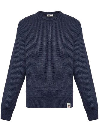 Bally Trui met logopatch - Blauw