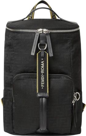 Fendi Toeristenrugzak - Heren - Rugzakken - Zwart - ONE Size - Leer - Tassen