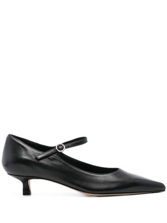 Aeyde 40mm Polina pumps - women - Calf Leather/Calf Leather/Calf Leather - 37 - Black