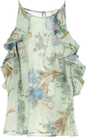 Imperial Kleedjes, Dames, Veelkleurig, L, Polyester, Stijlvolle Top Blouse