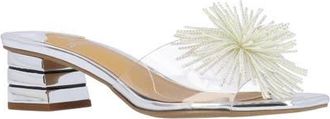 J. Rene&eacute; Ozara Slide Sandal in Clear/Silver at Nordstrom, Size 10.5