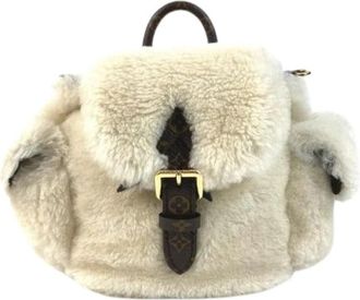Louis Vuitton Pre-owned Vintage Canvas Rugzak - unisex - Vintage Rugzakken - Beige - ONE Size - Vintage