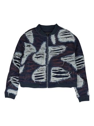 Who Decides War by Ev Bravado Bomber Indy con effetto vissuto - Blu