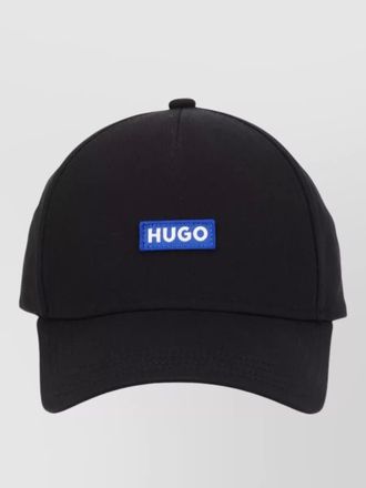 HUGO BOSS baseball cap logo detail curved brim