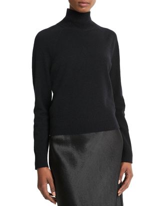 Vince Raglan Turtleneck Wool & Cashmere-Blend Sweater