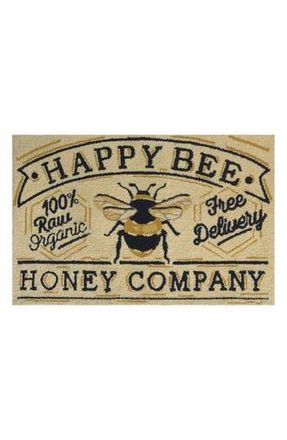 R16 Home Honey Company Tufted Doormat in Cream Black at Nordstrom Rack, Size 24X36