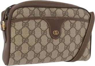 Gucci Pre-owned Cross Body Bags, female, Beige, Size: ONE SIZE Pre-owned Vintage Shoulder Bag