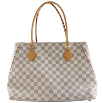 Louis Vuitton Damier Azur White Damier Azur Tote Bag (Pre-Owned)