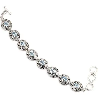 Samuel B. Stone Station Bracelet in Blue at Nordstrom Rack
