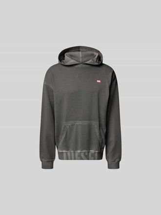 Diesel Hoodie mit Kapuze in Anthrazit, Gr&ouml;&szlig;e M