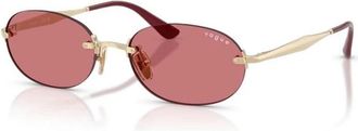 Vogue Eyewear Vo 4342S 848/75 Zonnebrillen - Dames - Zonnebrillen - Geel - 55 MM - Accessoires