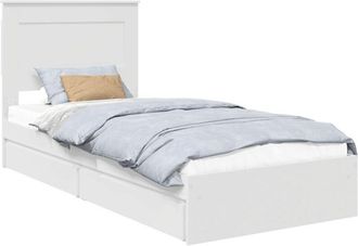 vidaXL Cama Con Almacenamiento 90 X 200 Cm Madera De Ingenier&iacute;a Vidaxl
