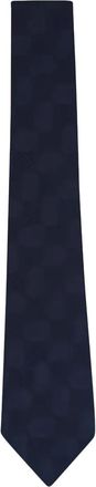 Ermenegildo Zegna textured-pattern silk tie - men - Silk - One Size - Blue