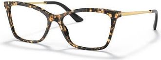 Dolce & Gabbana 54mm Rectangle optical glasses in Black at Nordstrom