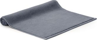 Boll & Branch Ribbed Organic Cotton Bath Mat in Mineral at Nordstrom