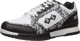 British Knights Mens Metros Sneaker, Black/White/Elephant, 7.5 UK