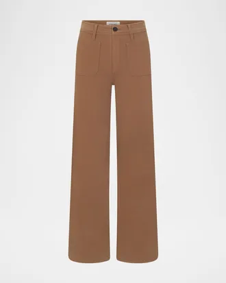 Frame Denim Le Slim Palazzo Modernist Pocket Jeans