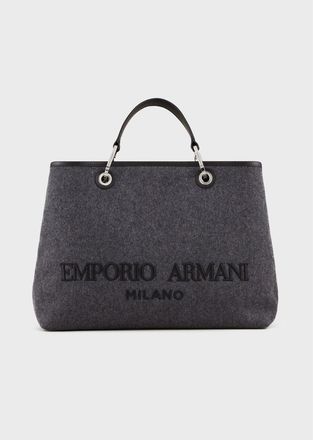 Emporio Armani Womens Accessories Shopping Bag in Grey - One Size
