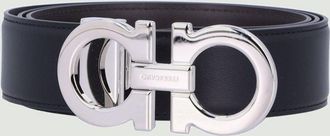 Ferragamo Cintura Gancini Ferragamo reversibile in pelle