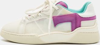 Tod's Tods Multicolor Leather And Net Lace Up Sneakers