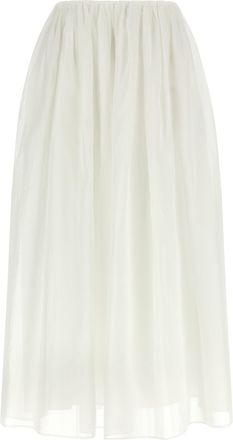 Brunello Cucinelli Multi-Layer Skirt Skirts White