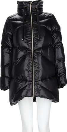Herno Quilted Glossy High Collar Polyamide Down Jacket