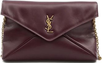 Saint Laurent Cassandre schoudertas met omslag - Rood