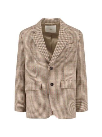 Dunst Single-Breasted Wool Blend Blazer - Beige