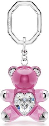 Swarovski Teddy Key Ring In Pink
