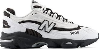 New Balance Unisex 1000 in Bianco/Nero, Sintetica, Taglia 41.5