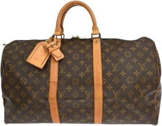 Louis Vuitton Pre-owned Weekend Bags, female, Brown, Size: ONE SIZE Pre-owned Keepall bag