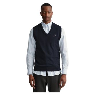GANT Heren, Truien, Blauw, Maat: XL Katoen