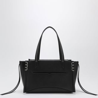 J.W.Anderson Elongated Loafer cabas bag in black leather