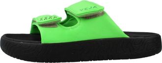 Veja Schoenen, Dames, Groen, 39 EU, Leer, Sandalia Etna Bold