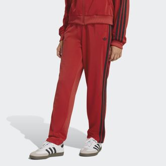 adidas Sporthose ADIDAS ORIGINALS FIREBIRD TP, Damen, Gr. 128, N-Gr, better scarlet, schwarz, Obermaterial: 100% Polyester, Hosen Sporthose
