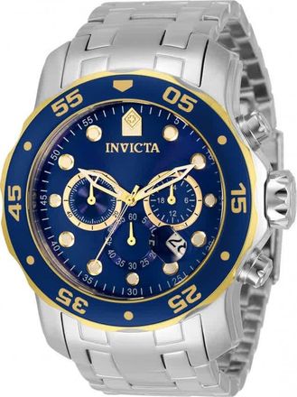 Invicta Pro Diver Chronograph Quartz Blue Dial Mens Watch 33996